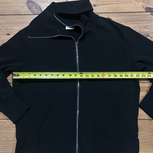 Varley Adair Zip Through Jacket Double Soft Size Large Black - Picture 12 of 13